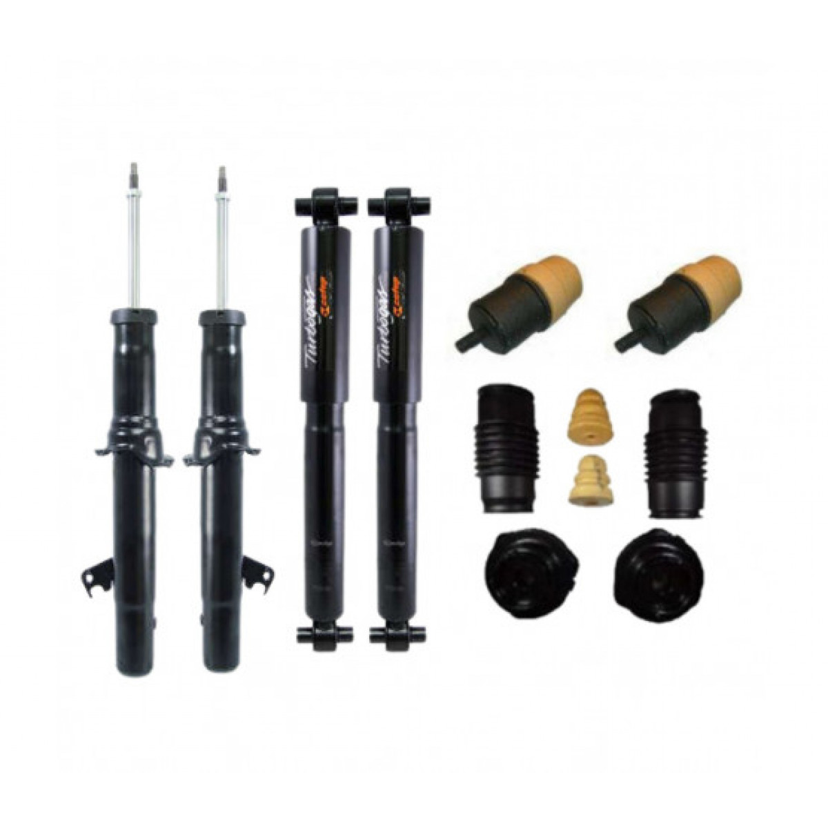 4 Amortecedores Monroe + kits Fiat Palio Economy 2009/