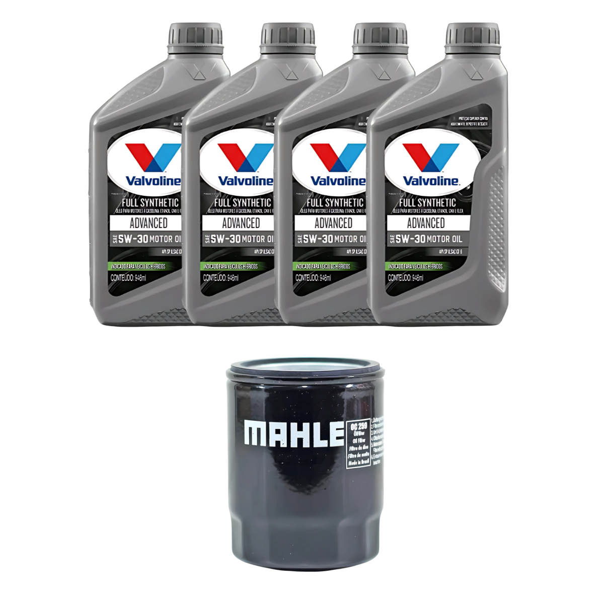 Kit Troca Óleo Valvoline 5W30 Honda New Civic 1.8 16V 2007/2011