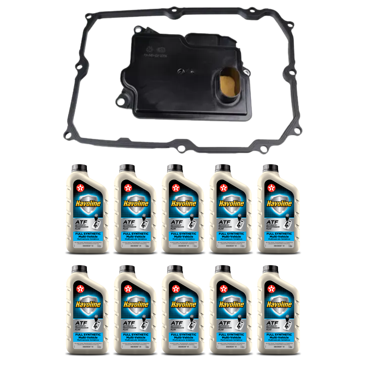Kit Troca Óleo Transmissão Havoline Full ATF Hillux 2.7 16/