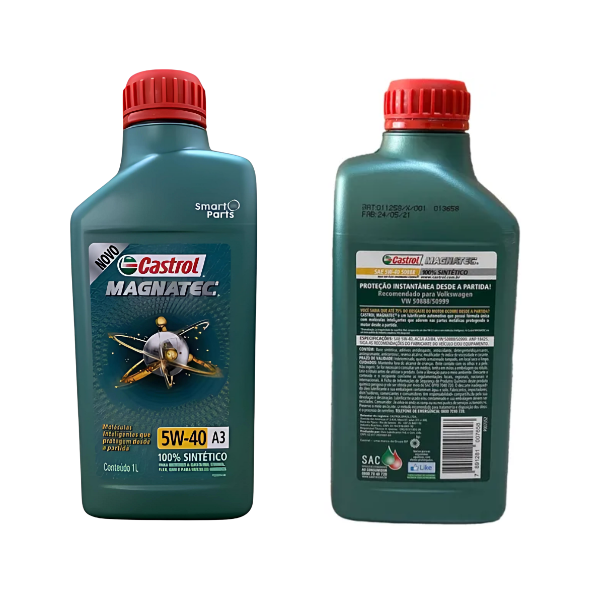 Kit Troca Óleo Castrol 5w40 Hilux Tgn 2.5 2Kdftv 2001/2004 - 2