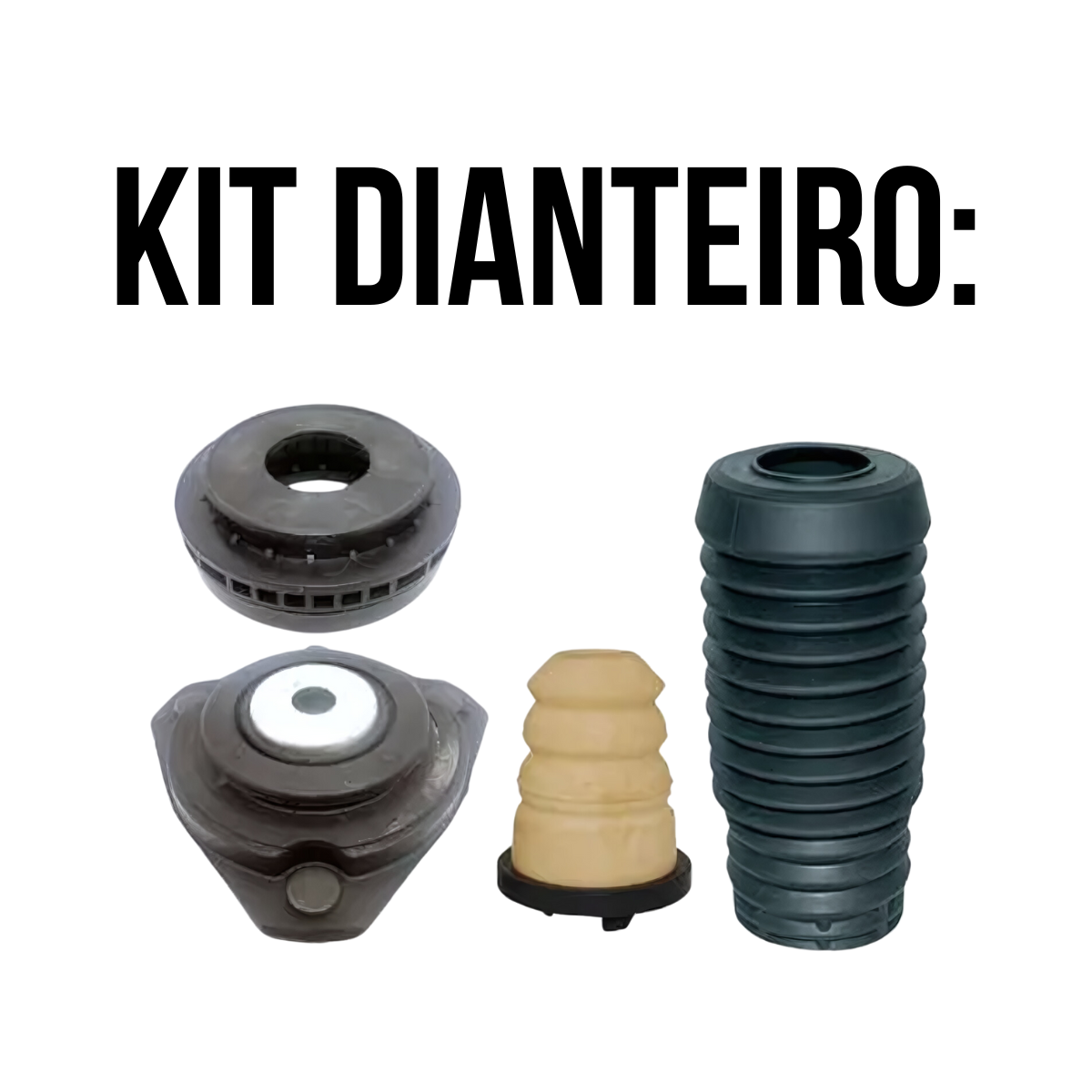 2 Amortecedores Dianteiros Nakata + Kits Escort Sw 96/03 - 2