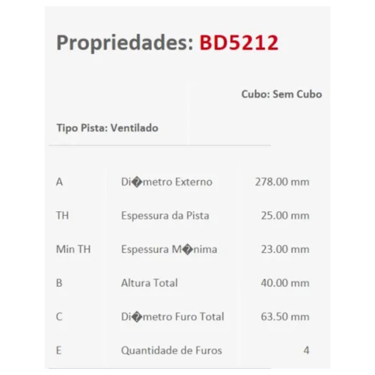 Disco Dianteiro Fremax Ecosport 1.5 18/ Ecosport 1.6 12/16 Ecosport 2.0 12/16 (Par) Bd5212 - 2