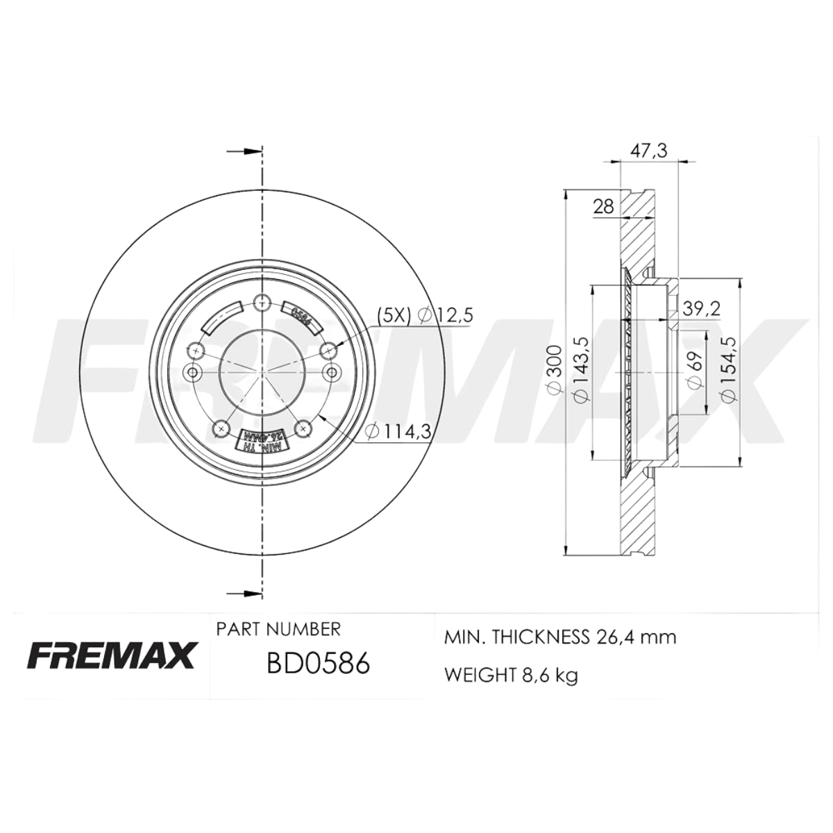 Kit Freio Dianteiro Disco Pastilha Ix35 2.0 18/ 300mm - 2