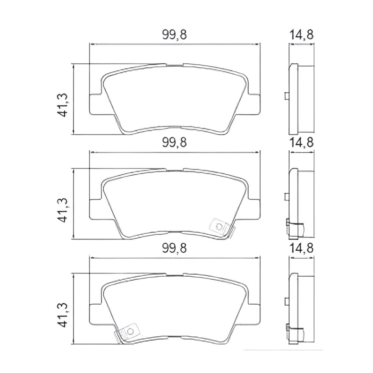 Kit Freio Traseiro Disco Pastilha Ix35 2.0 18/ 262mm - 3