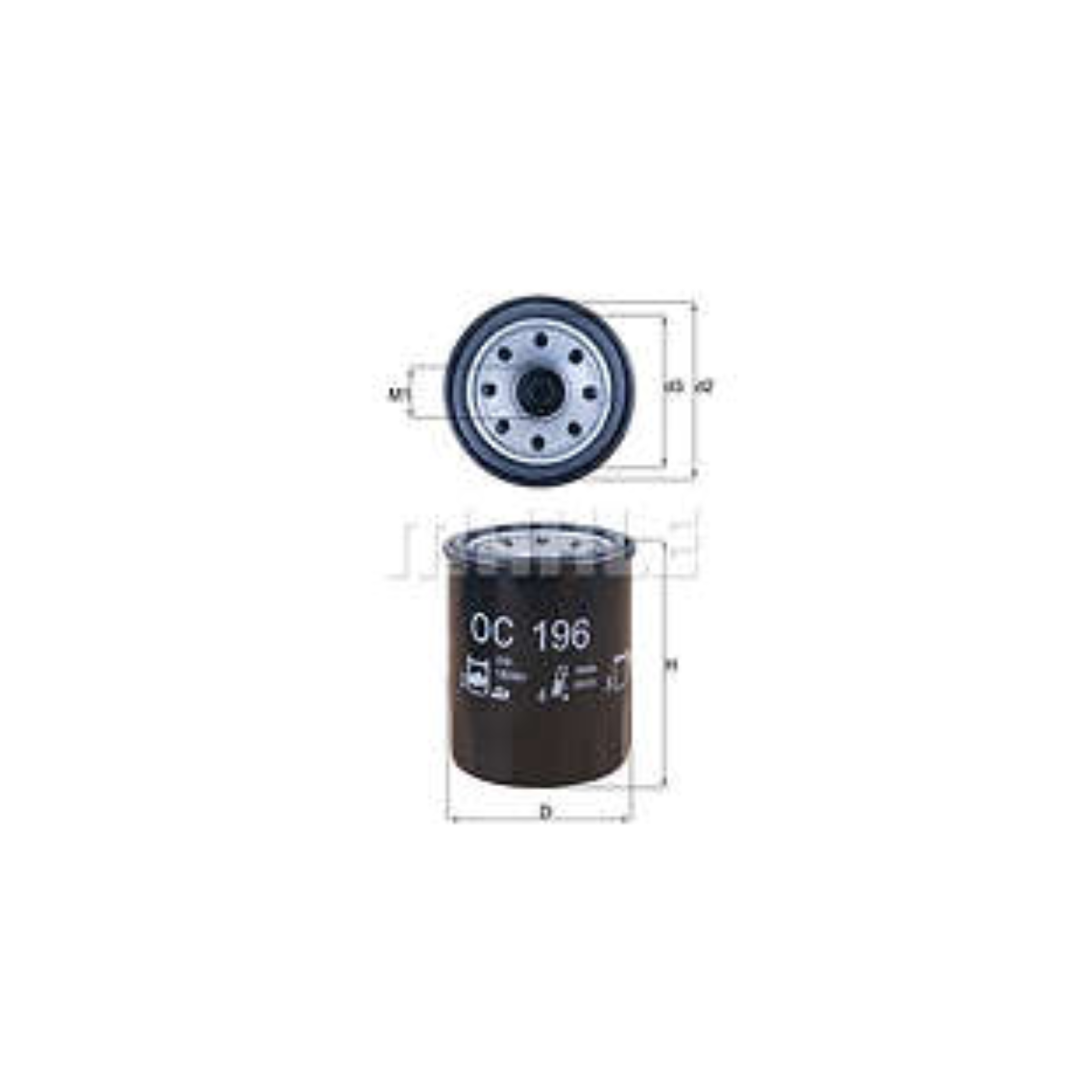 Filtro Óleo Mahle Mitsubishi Pajero io 1.8 99/02