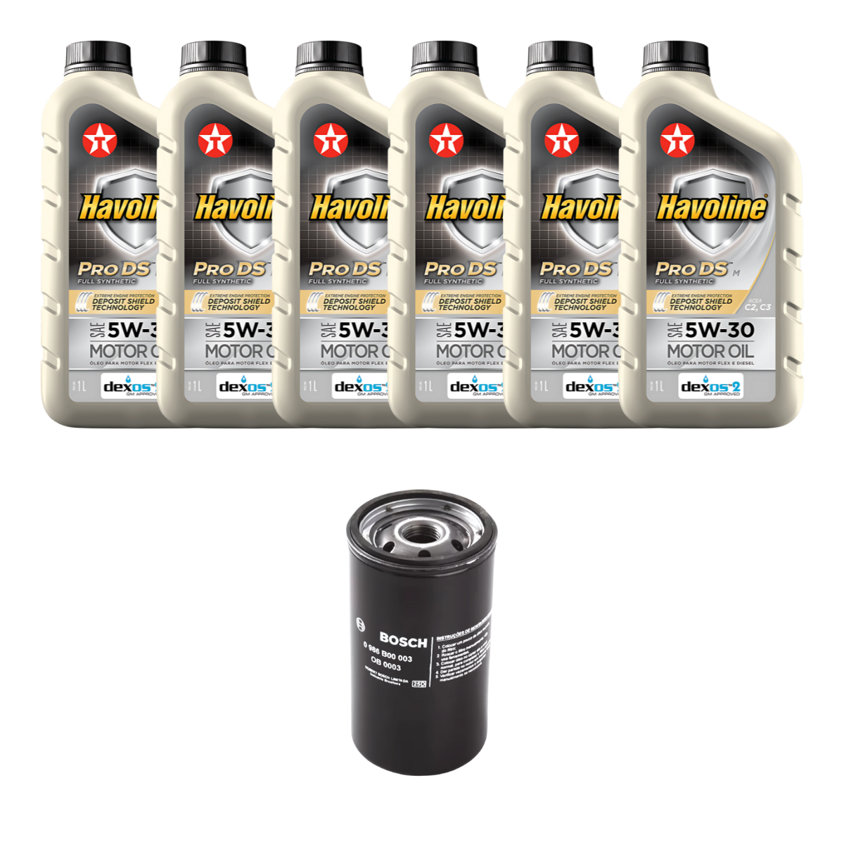 Kit Troca Óleo Havoline 5w30 Mondeo 2.5 24V V6 1996/2001
