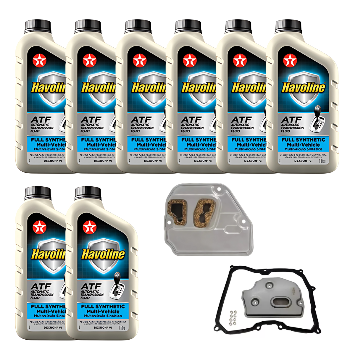 Kit Troca Óleo Transmissão Automática Havoline Full ATF VW Jetta 2.0 2.5
