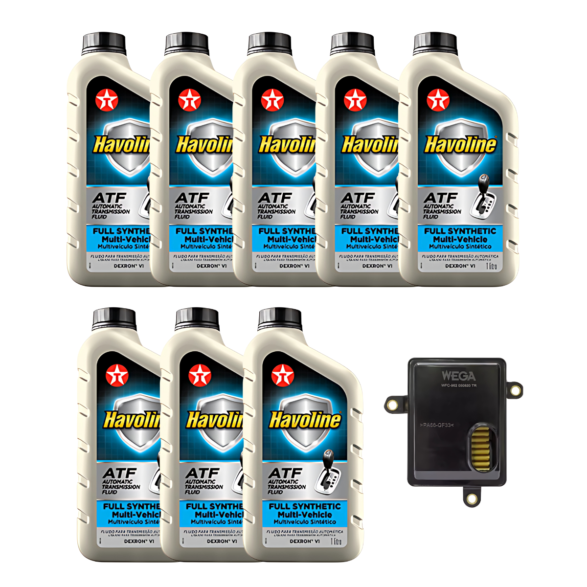Kit Troca Óleo Transmissão Automática Havoline Full ATF VW Golf Variant 1.4 TSI