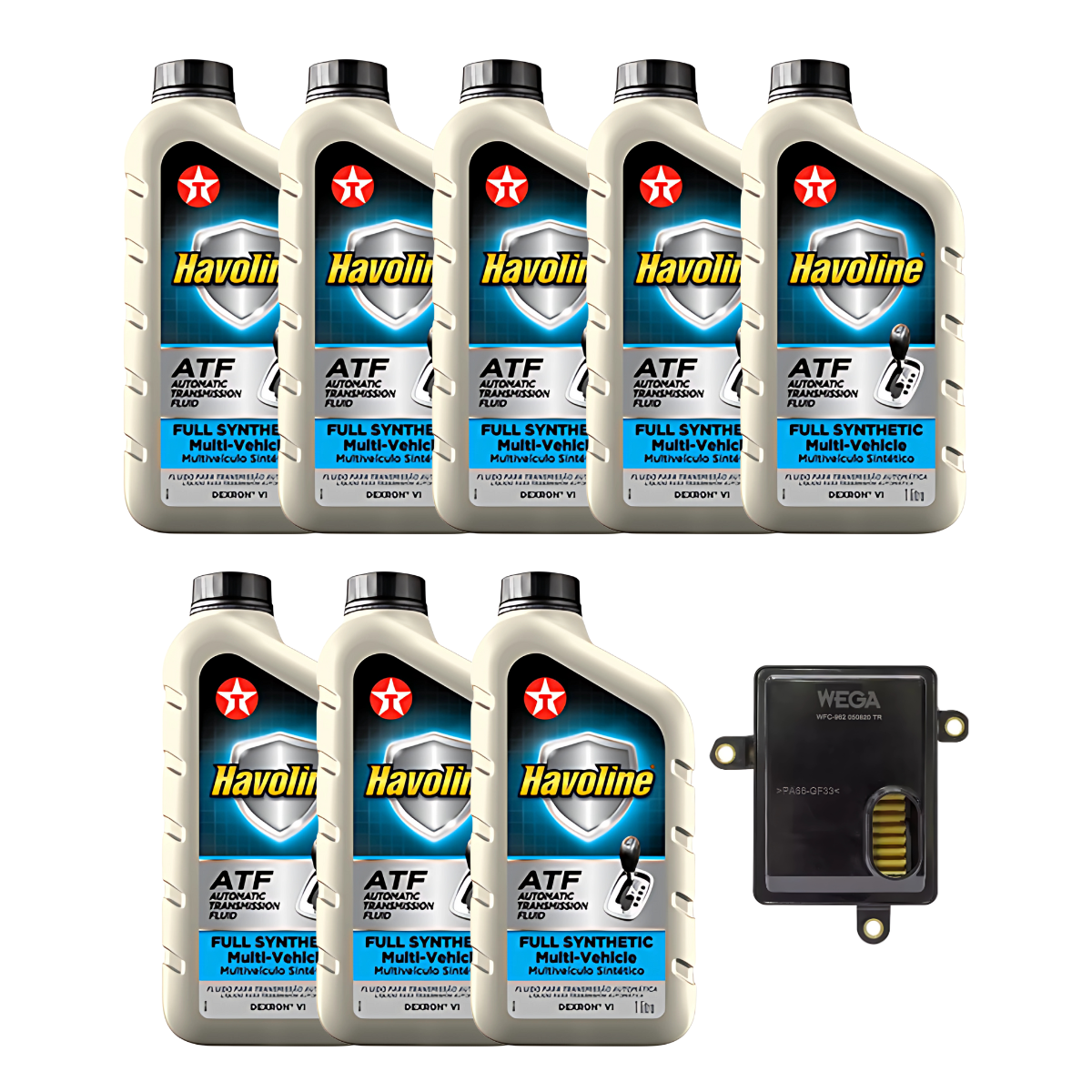 Kit Troca Óleo Transmissão Automática Havoline Full ATF VW Golf 2.0 TSI
