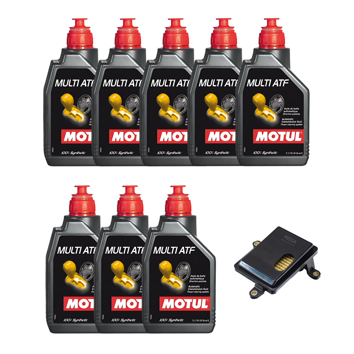 Kit Troca Óleo Transmissão Automática Motul Multi ATF VW Polo Virtus 1.6 MSI