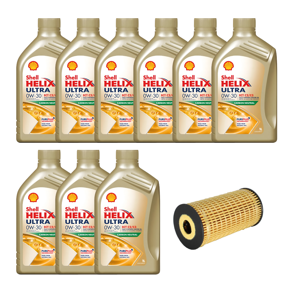 Kit Troca Óleo Shell Renault Master Diesel 13/24