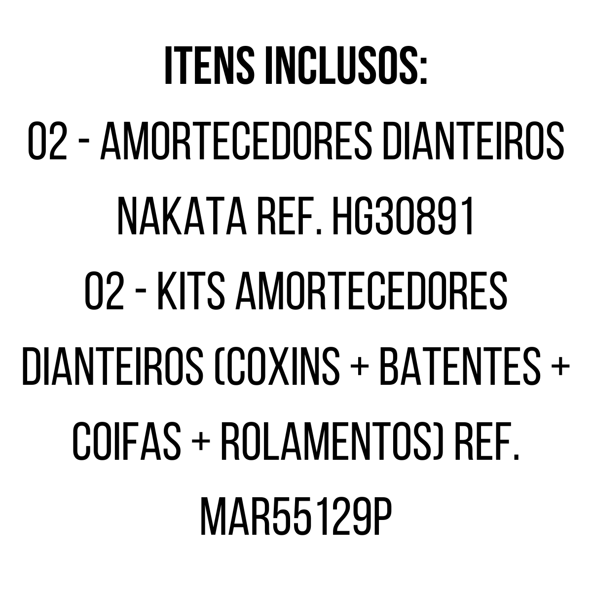 2 Amortecedores Dianteiros Nakata + Kits Escort Sw 96/03 - 3