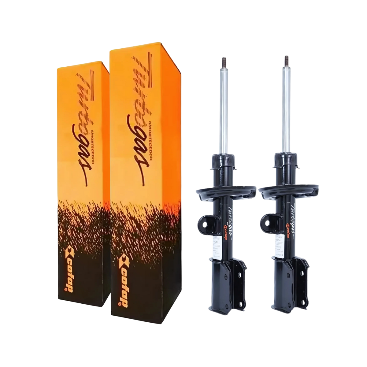 4 Amortecedores Cofap + Kits Sampel Fiat Toro 4x2 2016/2021 - 2