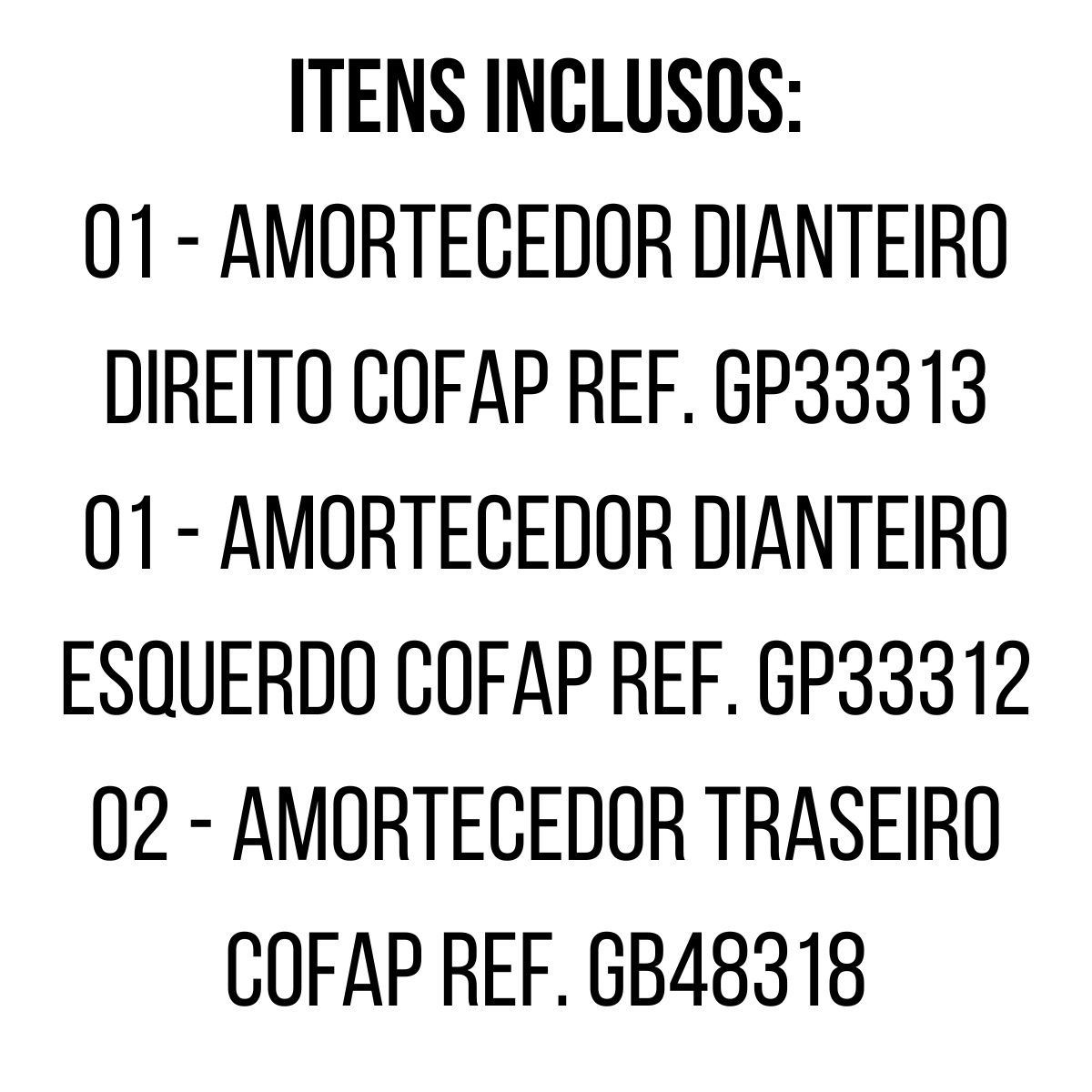 4 Amortecedores Cofap Hyundai Santa Fé 2010/2012 - 4