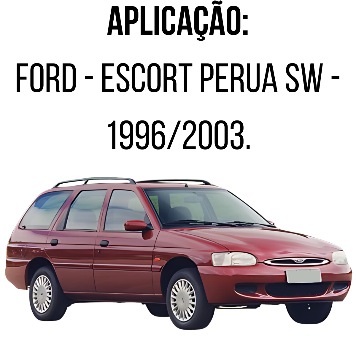 4 Amortecedores Nakata + Kits - Ford Escort Perua Sw 96/03 - 6