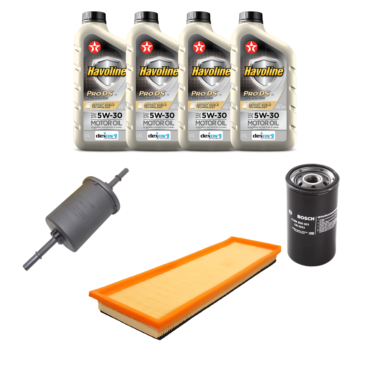 Óleos e Filtros Ford EcoSport XL XLS XLT 1.6 Zetec Rocam SOHC 8V 03/12 (Kit Revisão) - 2