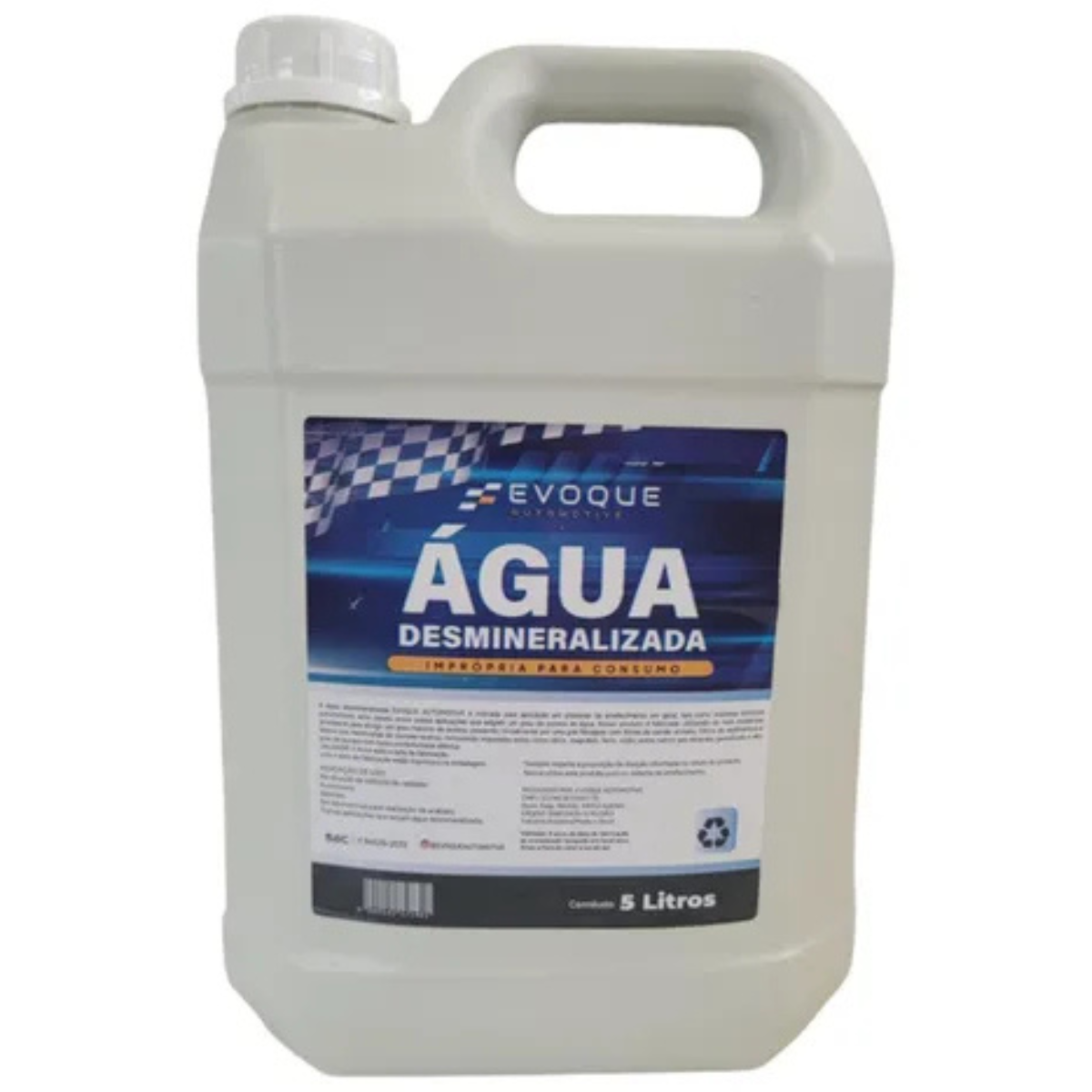 Água Desmineralizada Radiador Evoque 5L