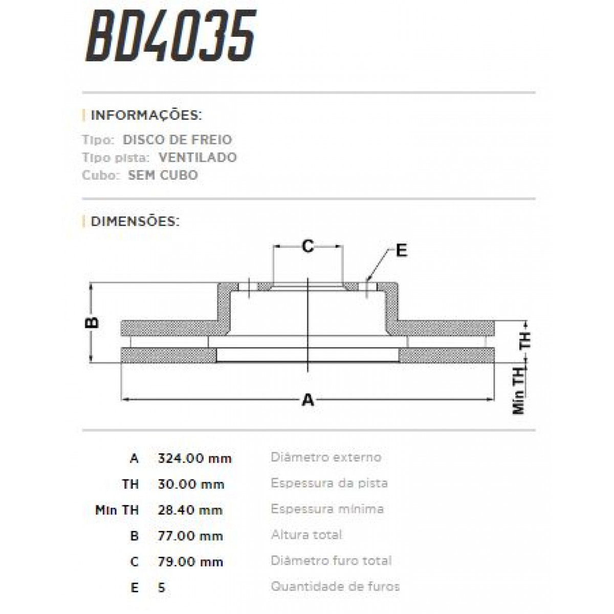 Disco Dianteiro Fremax Bmw 850 91/96 (Par) BD4035 - 3