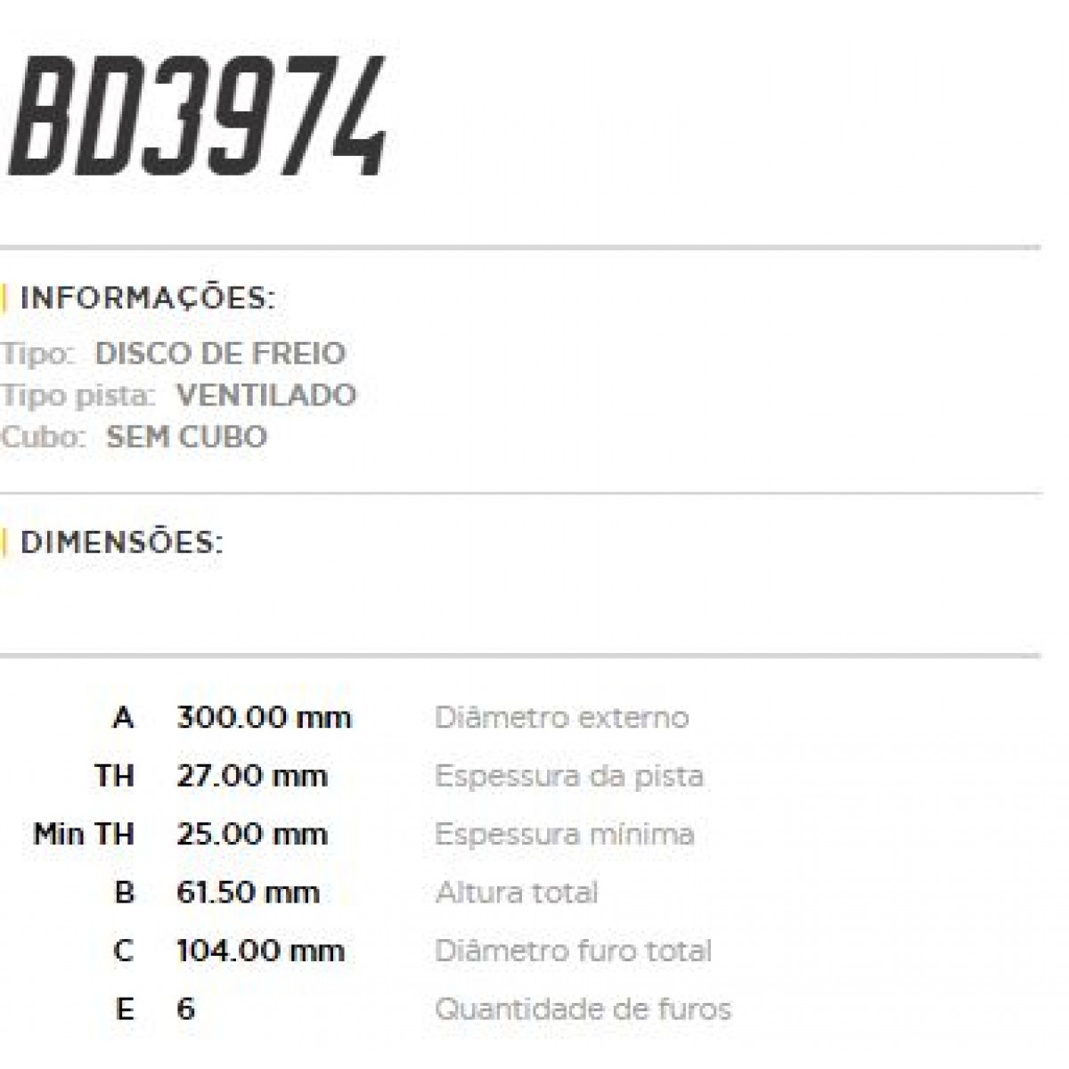 Disco Dianteiro Fremax Gm Trailblazer  17/ (Par) BD3974 - 3
