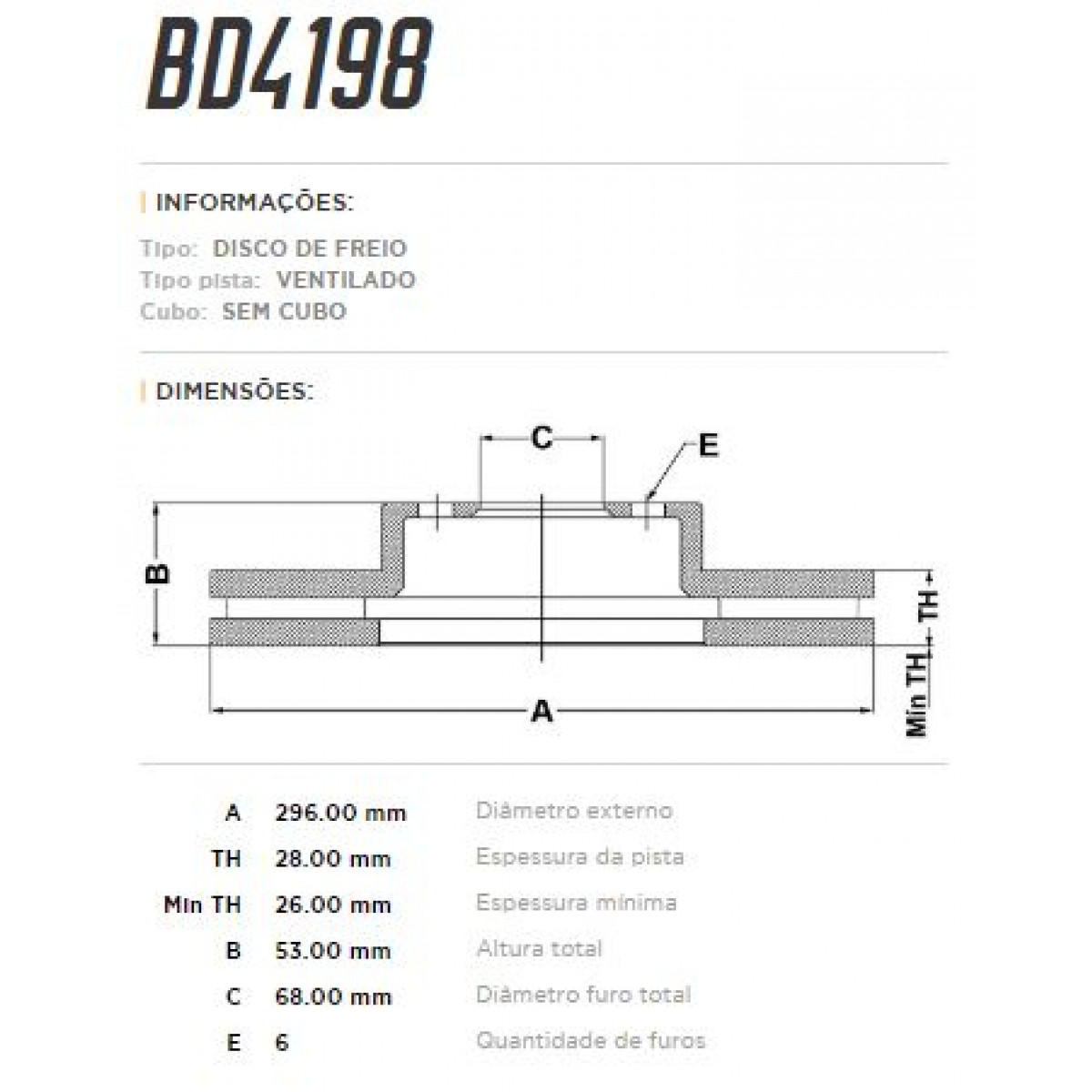 Disco Dianteiro Fremax Nissan Frontier  09/15 (Par) BD4198 - 3