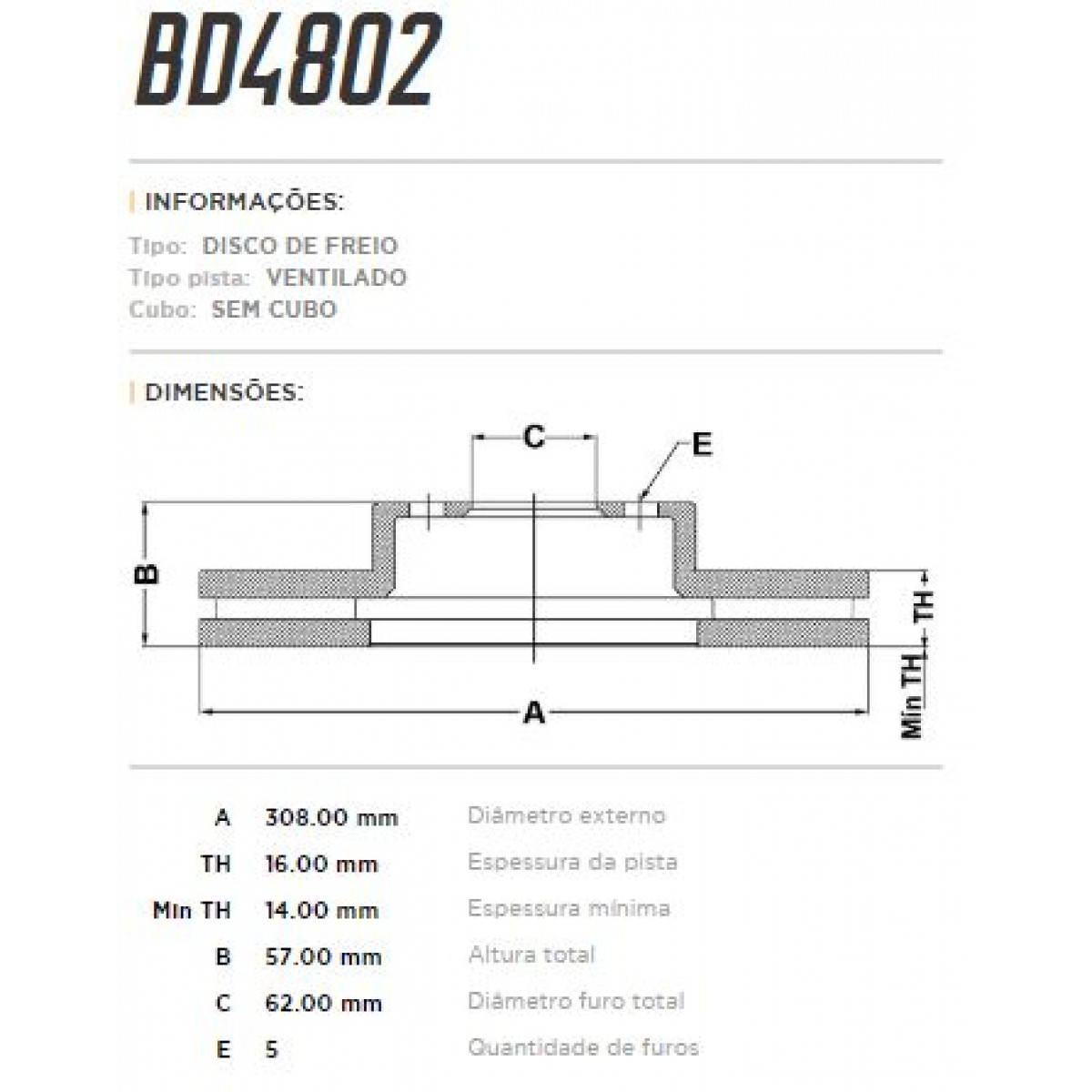 Disco Traseiro Fremax Suzuki Grand Vitara 09/11 (Par) BD4802 - 3