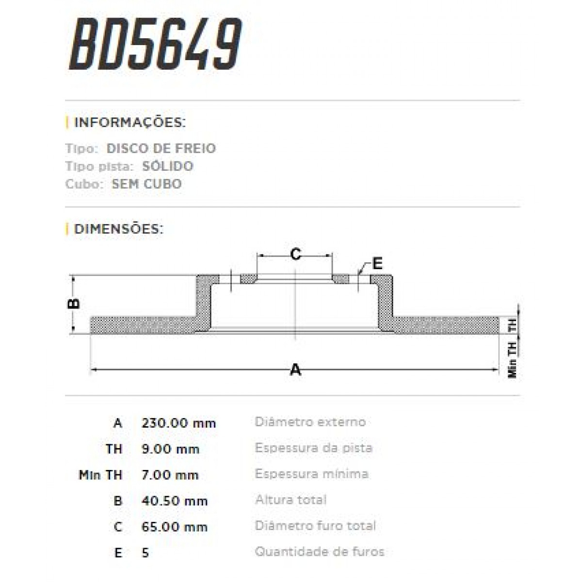 Disco Traseiro Fremax Vw Polo Tsi 18/ (Par) BD5649 - 3