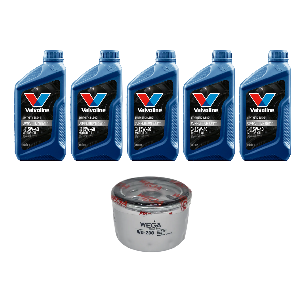 Kit Troca Óleo Valvoline Synthetic Blend 15w40 Scenic 1.6 16V 01/