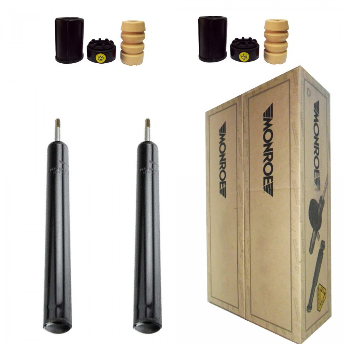 2 Amortecedores Dianteiros Monroe + Kits Fiat Elba 1993/1997 - 2