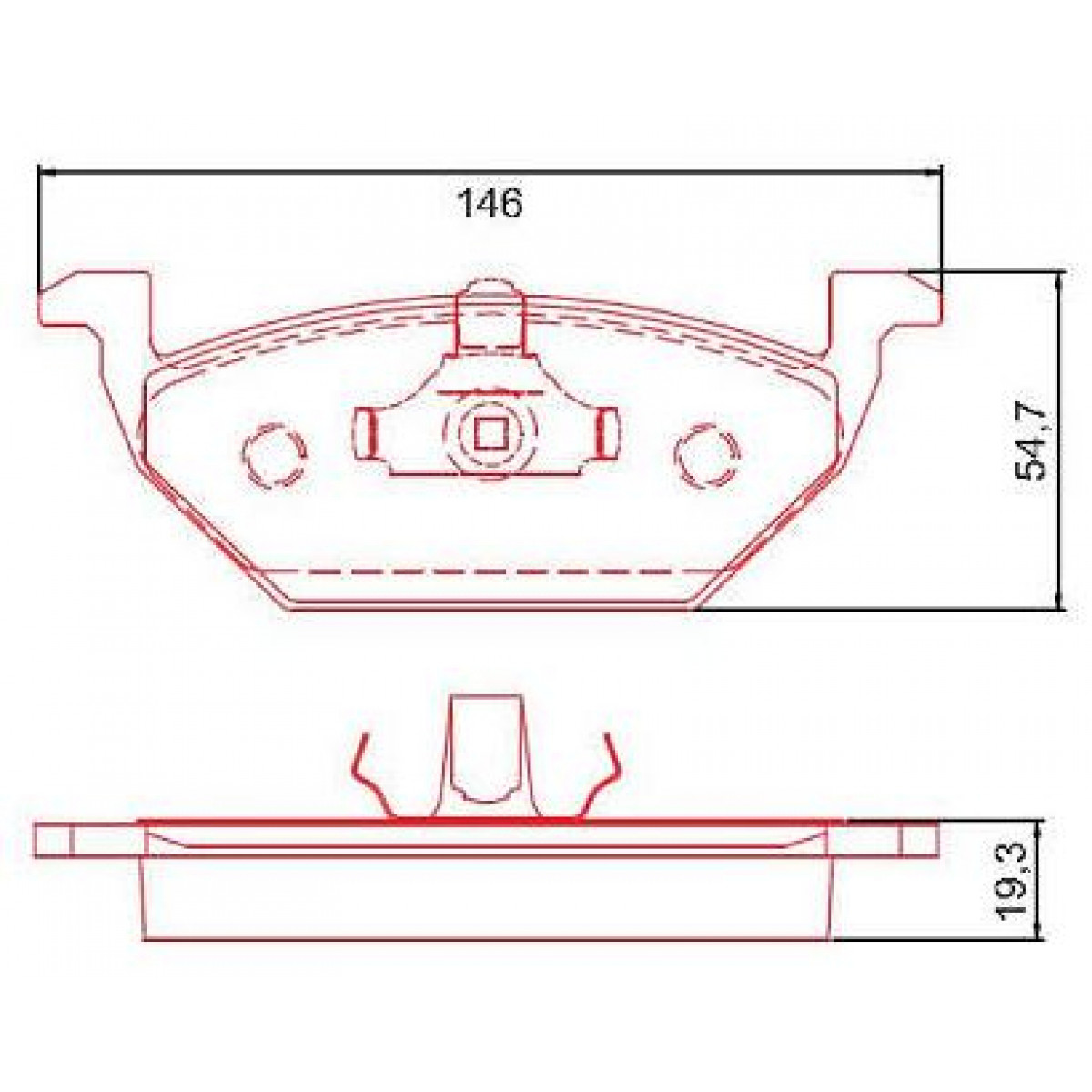 Pastilhas Freio Dianteiro Ferodo Audi A3 96/05 Golf 99/02 Polo 20/12 HQF2186C - 2