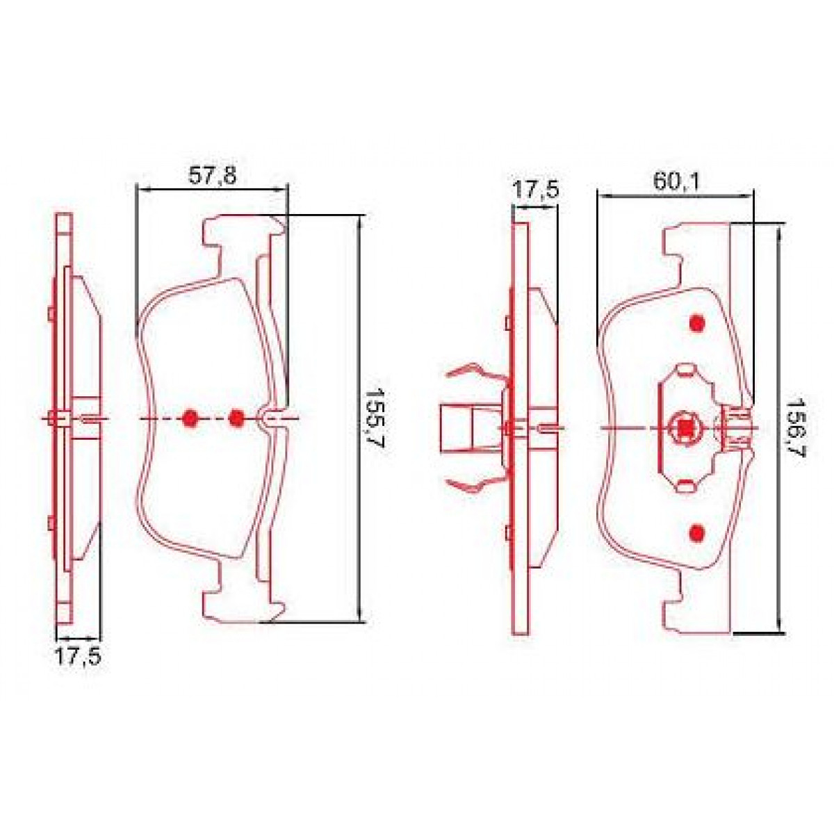 Pastilhas Freio Dianteiro Ferodo Bmw Série 1 10/18 HQF2386C - 2