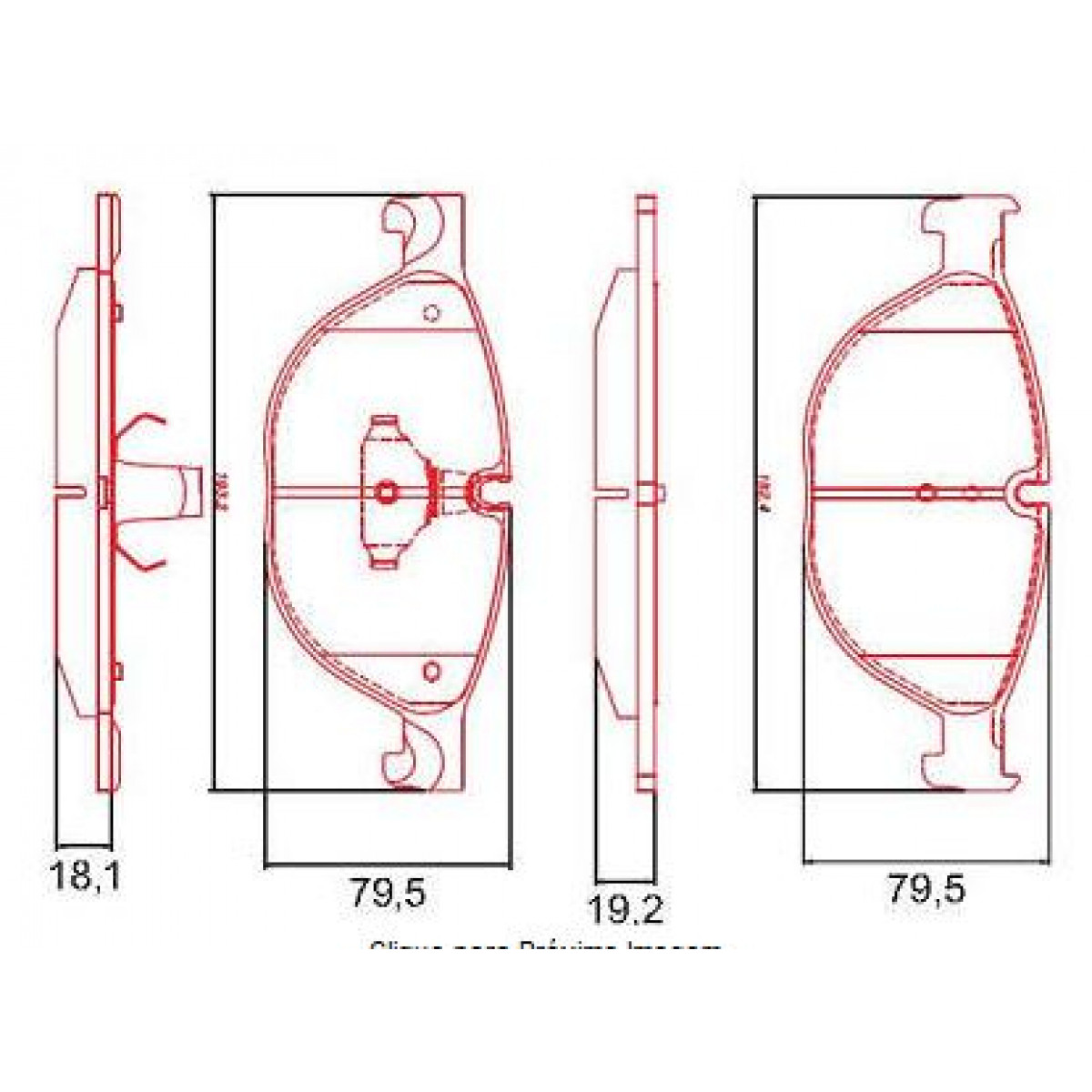 Pastilhas Freio Dianteiro Ferodo Bmw Série 5 09/16 Série 6 04/10 750I 15/18 HQF2378C - 2