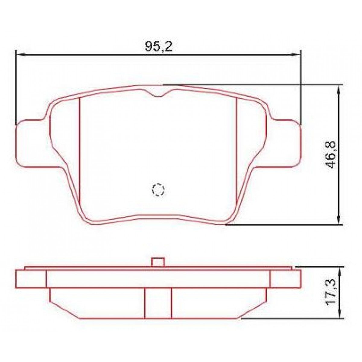 Pastilhas Freio Dianteiro Ferodo Chrysler Town Country 09/16 Journey 09/18 Freemont 11/16 HQF4012C - 2