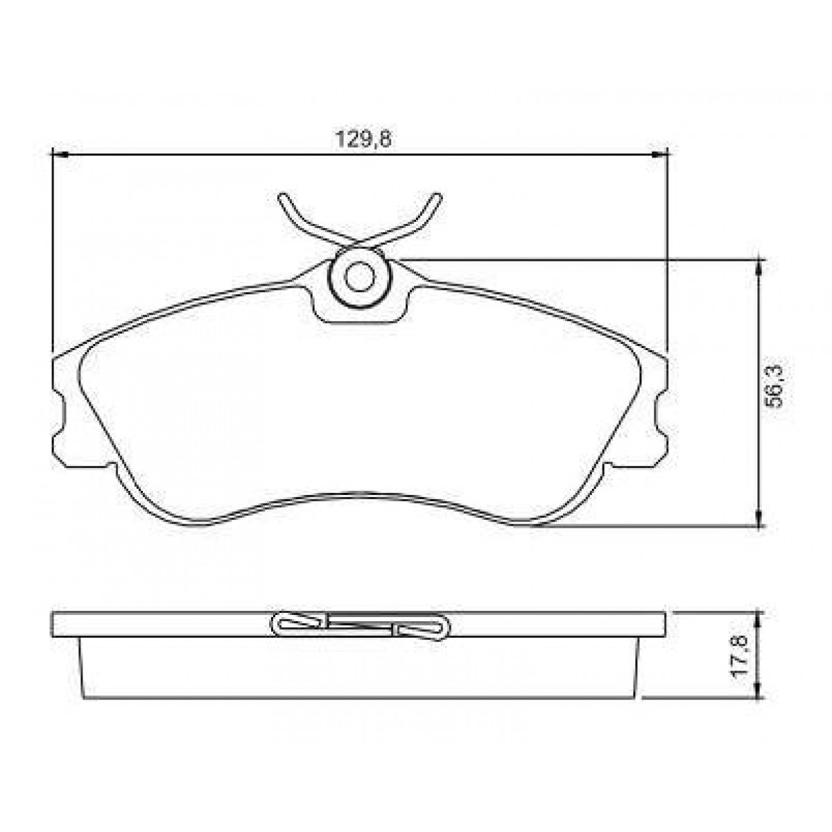 Pastilhas Freio Dianteiro Ferodo Citroën Xsara 97/00 Hoggar 10/14 HQF2134C - 2