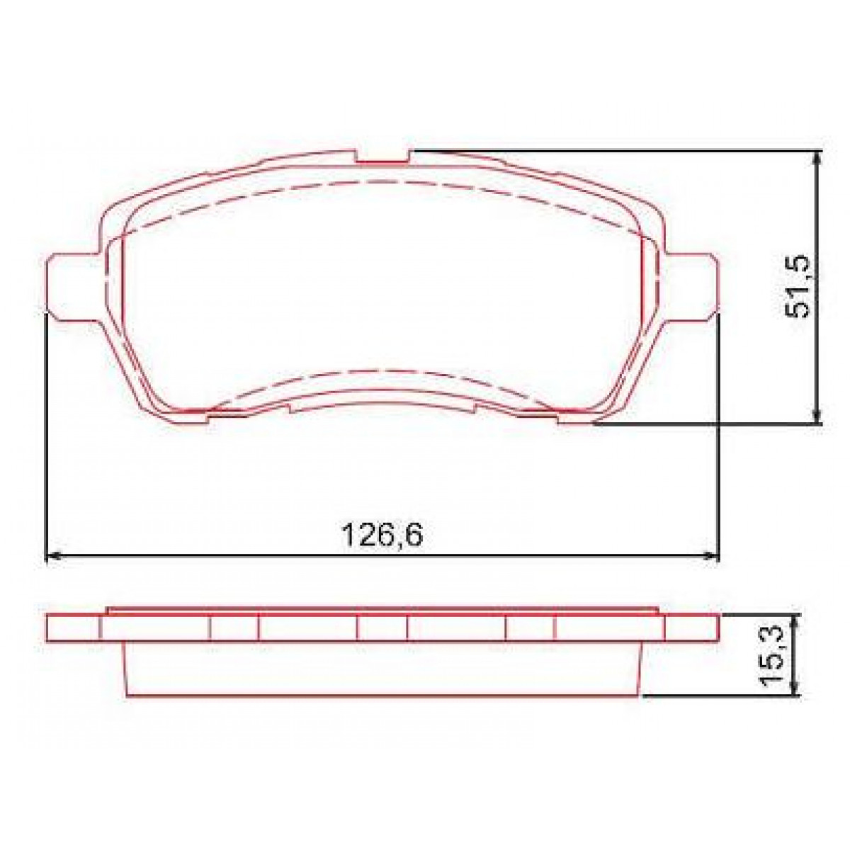 Pastilhas Freio Dianteiro Ferodo Ford Fiesta 11/18 Ká 15/18 HQF2283C - 3