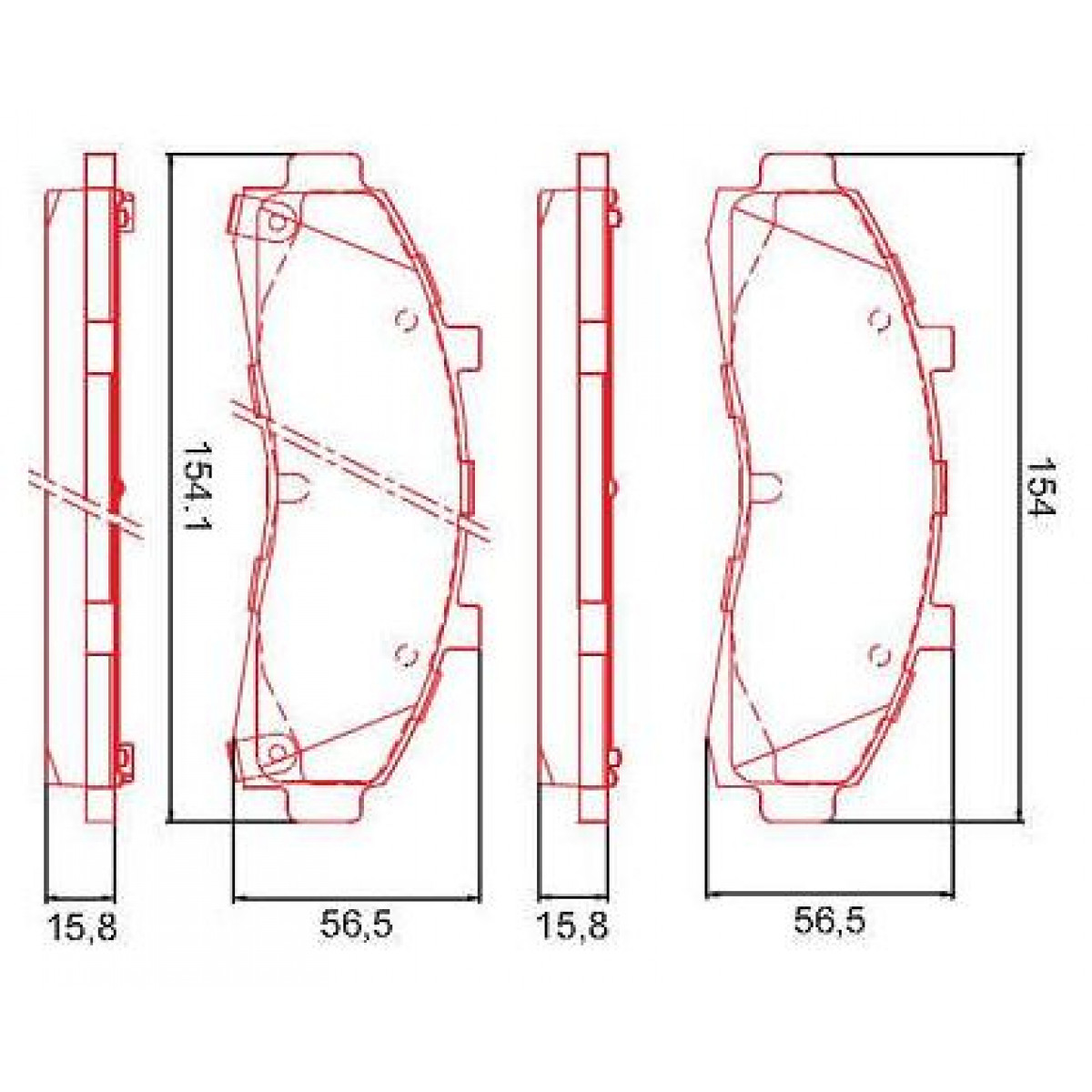 Pastilhas Freio Dianteiro Ferodo Ford Ranger 95/05 Explorer 95/03 HQF2058AC - 2