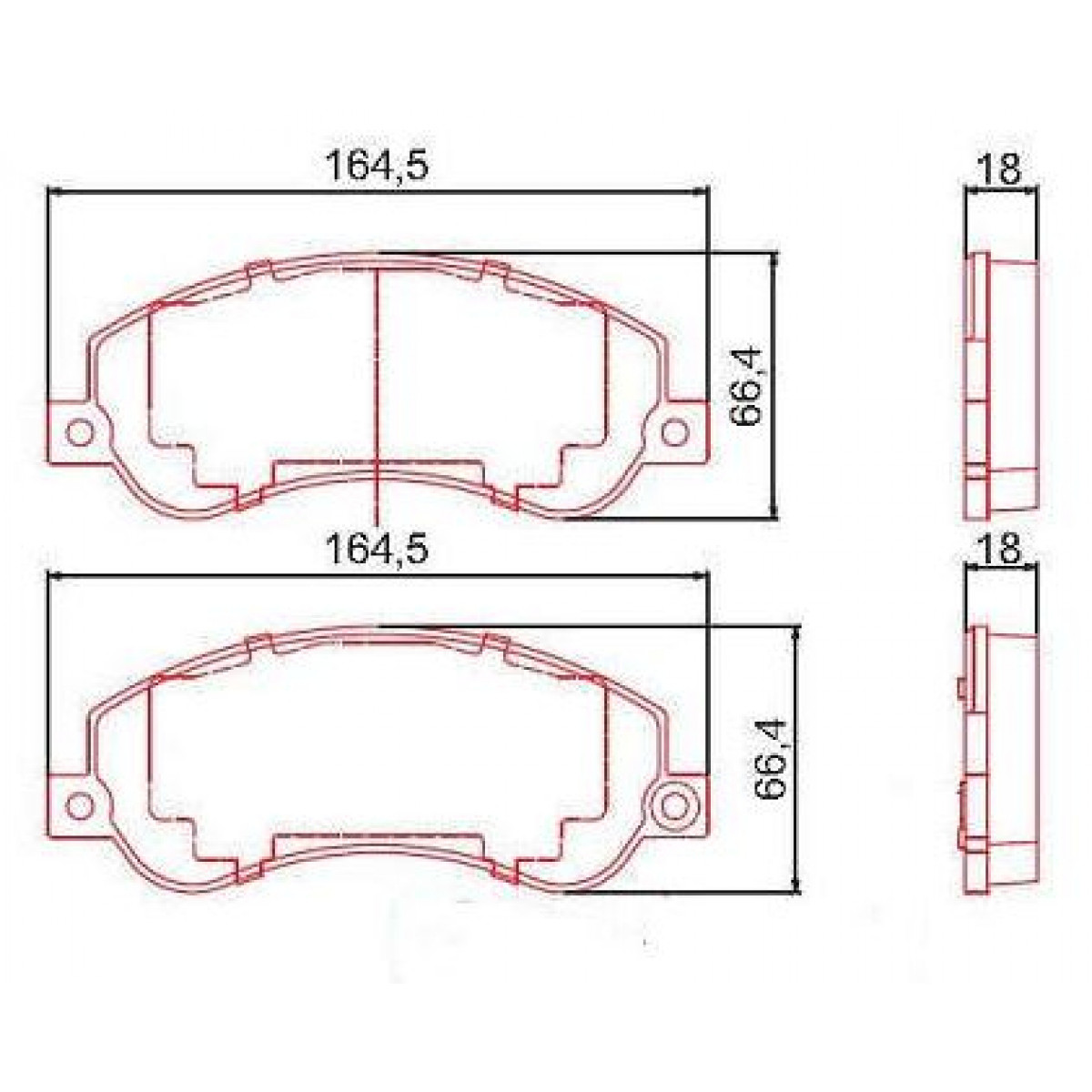 Pastilhas Freio Dianteiro Ferodo Ford Transit 09/13 Amarok 10/19 HQF2261C - 2