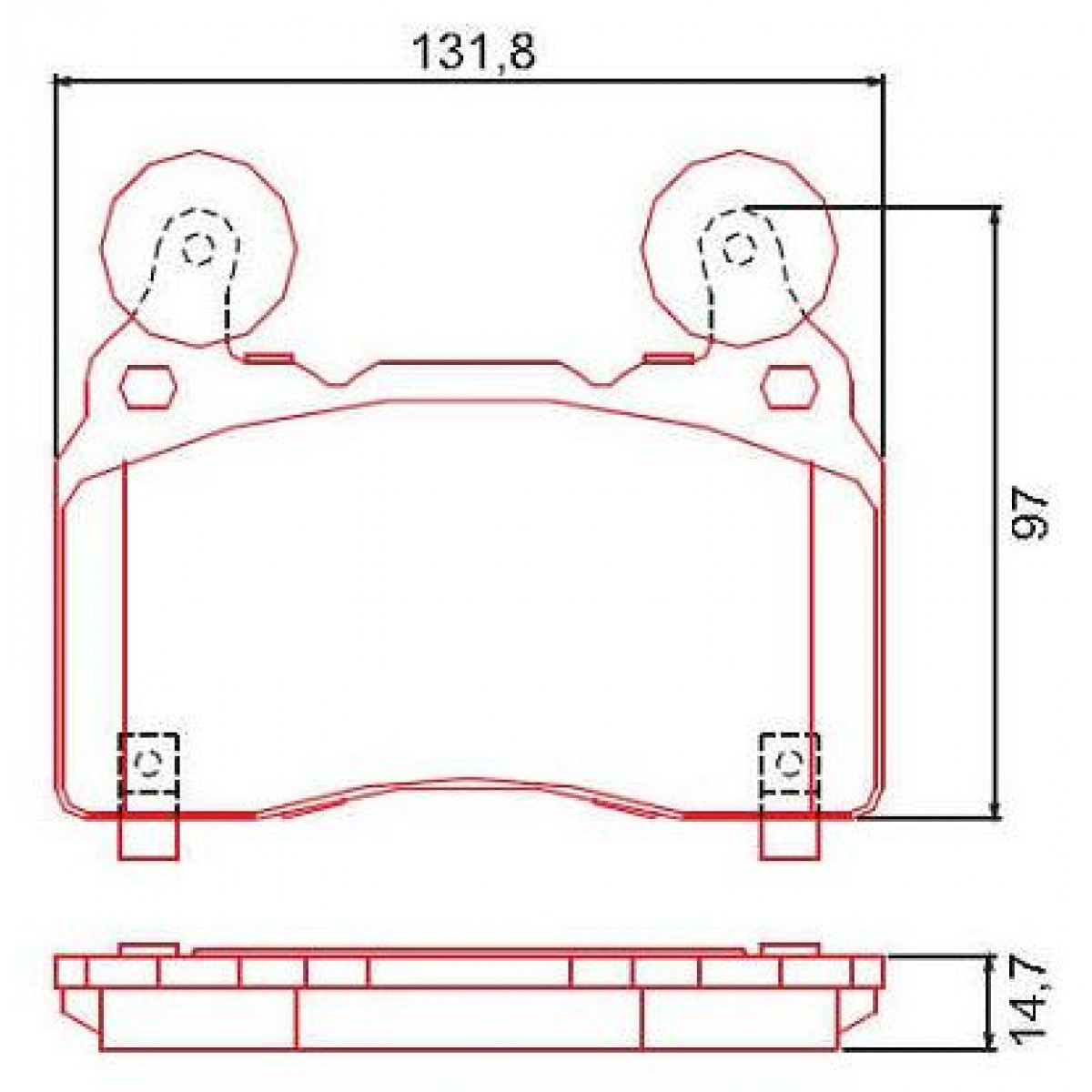 Pastilhas Freio Dianteiro Ferodo Gm Camaro 10/15 HQF4068AC - 2