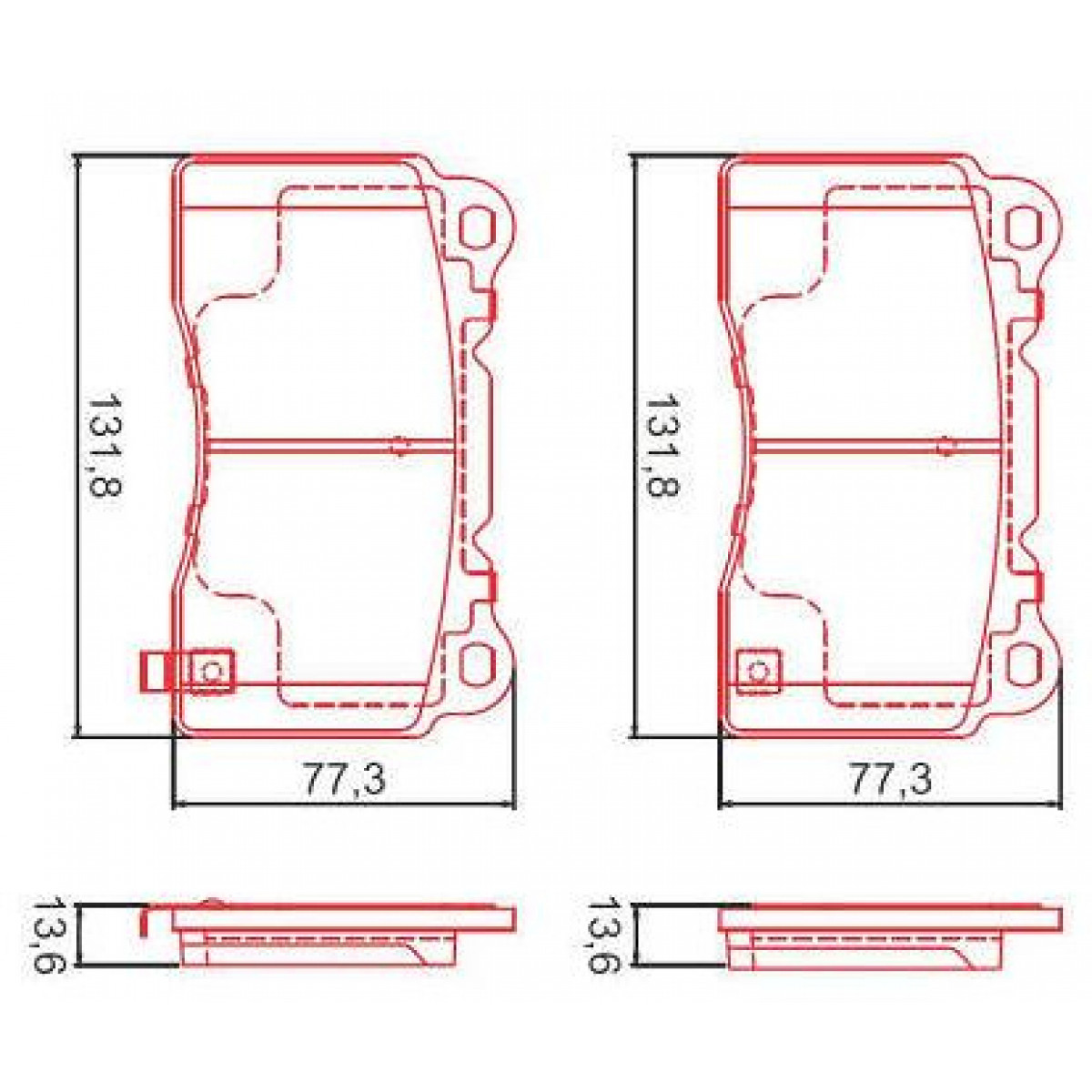 Pastilhas Freio Dianteiro Ferodo Gm Camaro Ss 10/15 HQF2372AC - 2