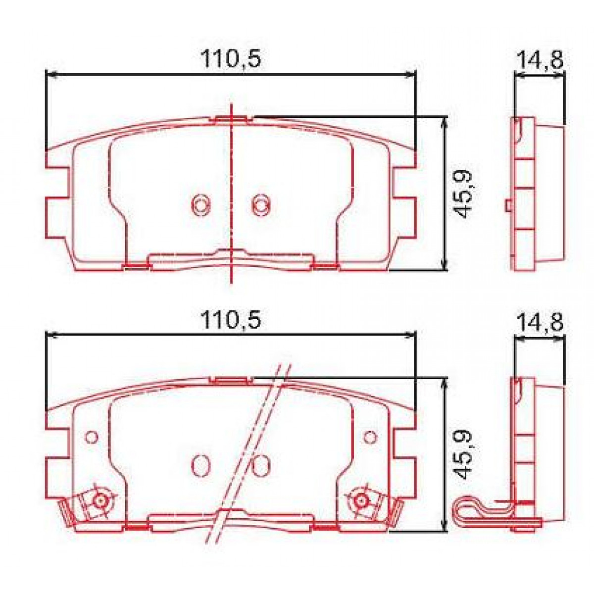 Pastilhas Freio Dianteiro Ferodo Gm Captiva 08/16 Xi7 07/08 HQF2255AC - 2