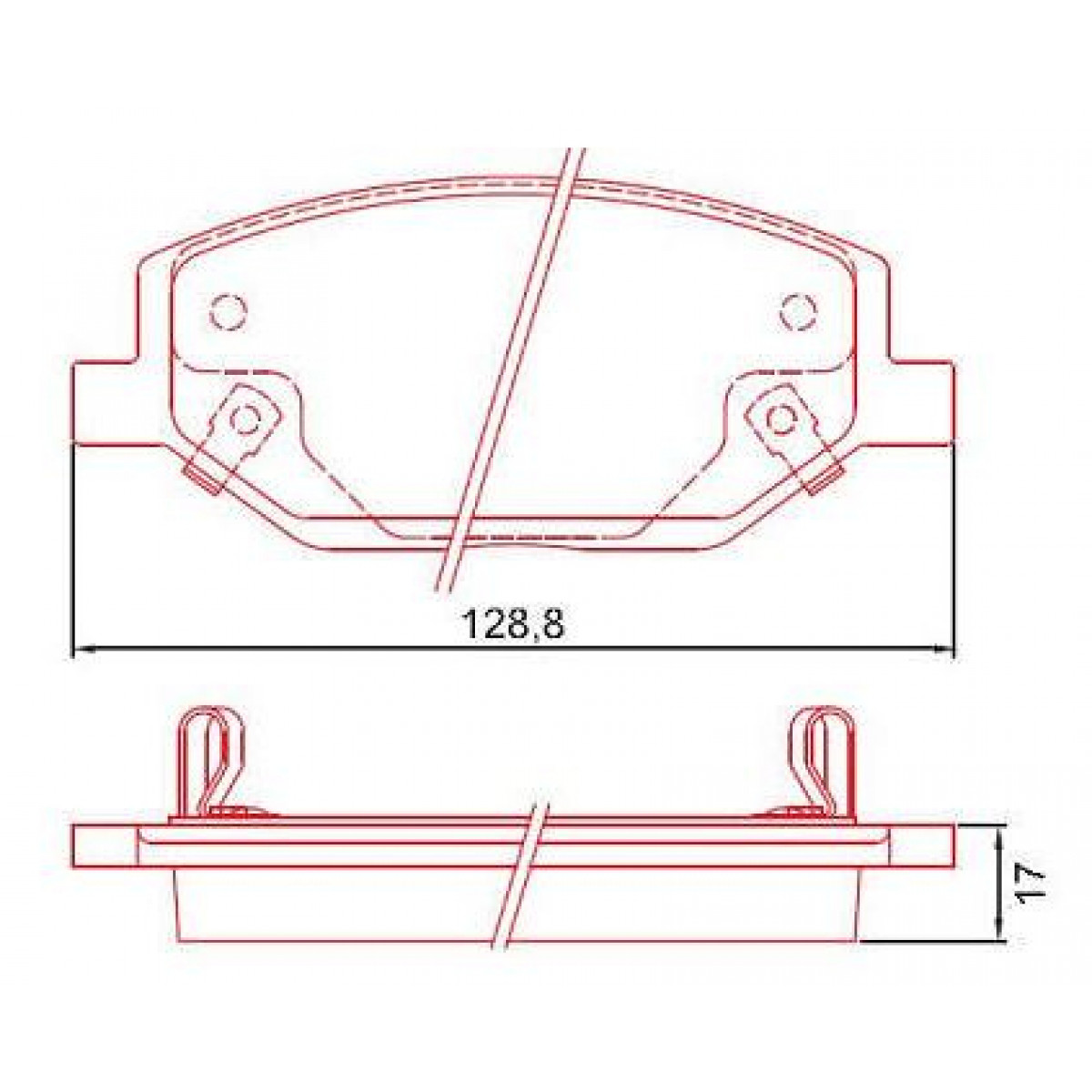 Pastilhas Freio Dianteiro Ferodo Gm Colbalt 17/18 Spin 17/18 HQF2346AC - 2