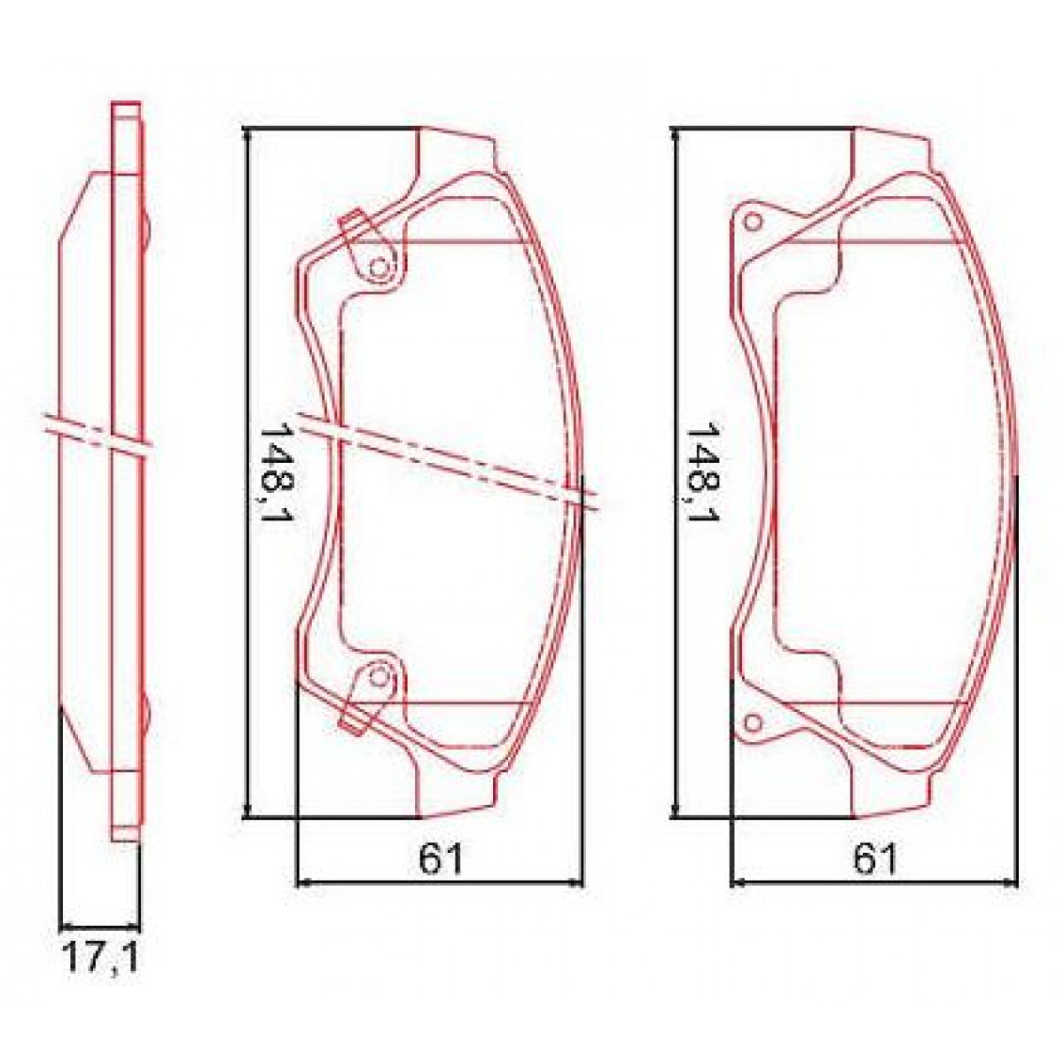 Pastilhas Freio Dianteiro Ferodo Gm Cruze 11/16 Tracker 13/16 HQF2305AC - 2