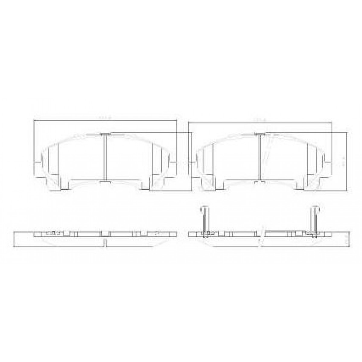 Pastilhas Freio Dianteiro Ferodo Gm S10 12/18 Trailbazer 12/18 HQF2290AC - 2