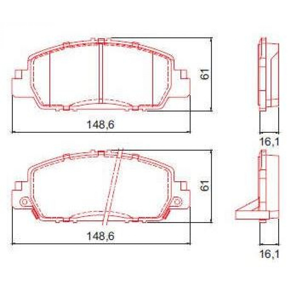 Pastilhas Freio Dianteiro Ferodo Honda Hrv 15/18 HQF4142AC - 2