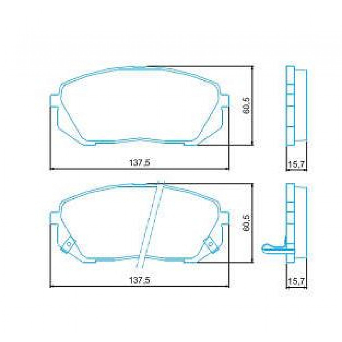 Pastilhas Freio Dianteiro Ferodo Hyundai Ix35 10/18 Sportage 11/16 HQF2295AC - 2