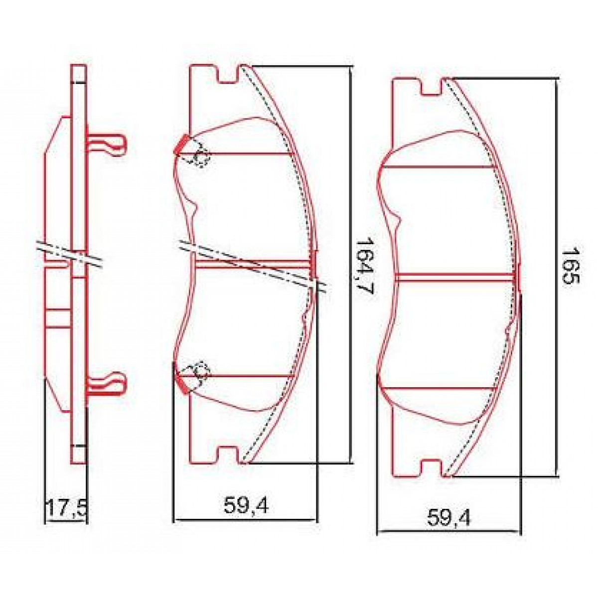 Pastilhas Freio Dianteiro Ferodo Kia Cerato 04/08 HQF4033AC - 2