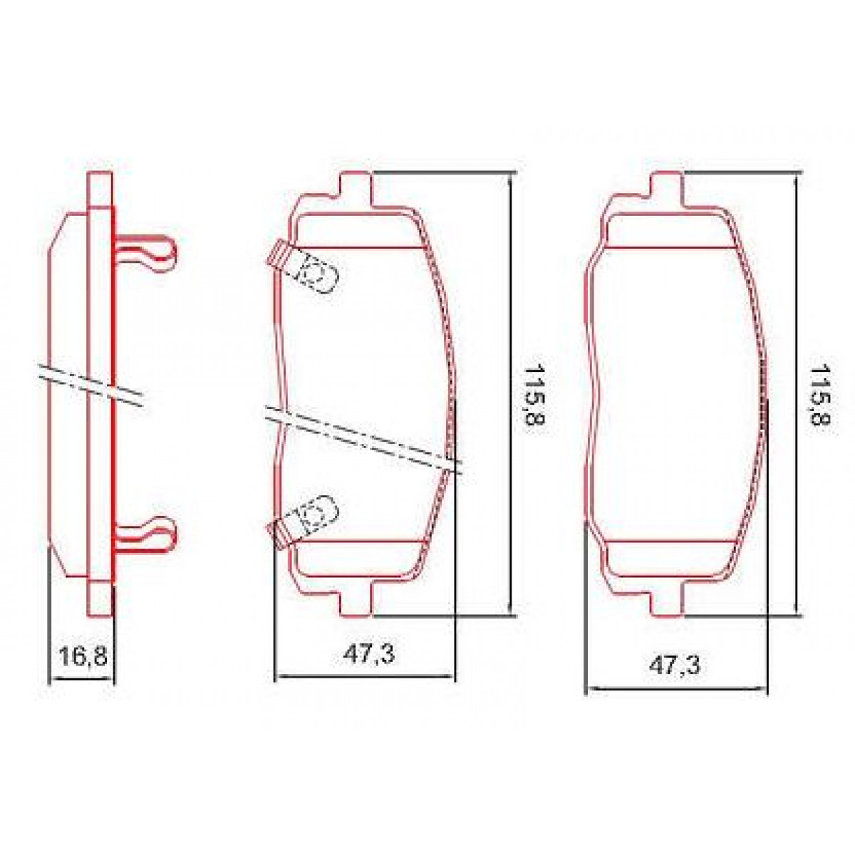 Pastilhas Freio Dianteiro Ferodo Kia Picanto 04/11 HQF4032AC - 2