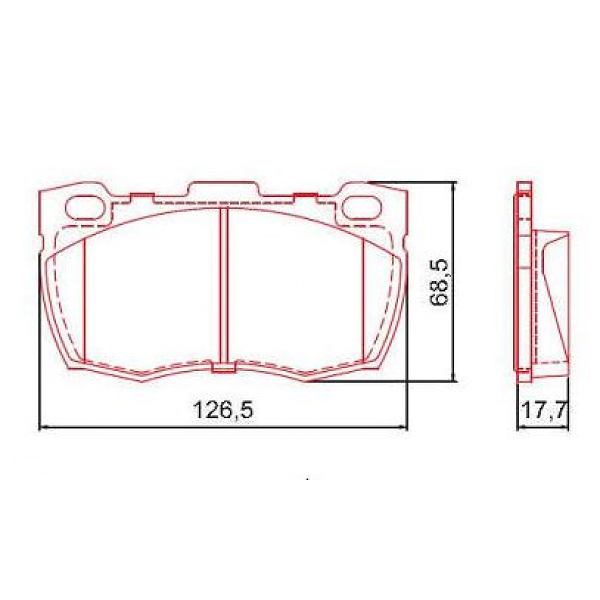 Pastilhas Freio Dianteiro Ferodo Land Rover Defender 95/11 HQF2404C - 2