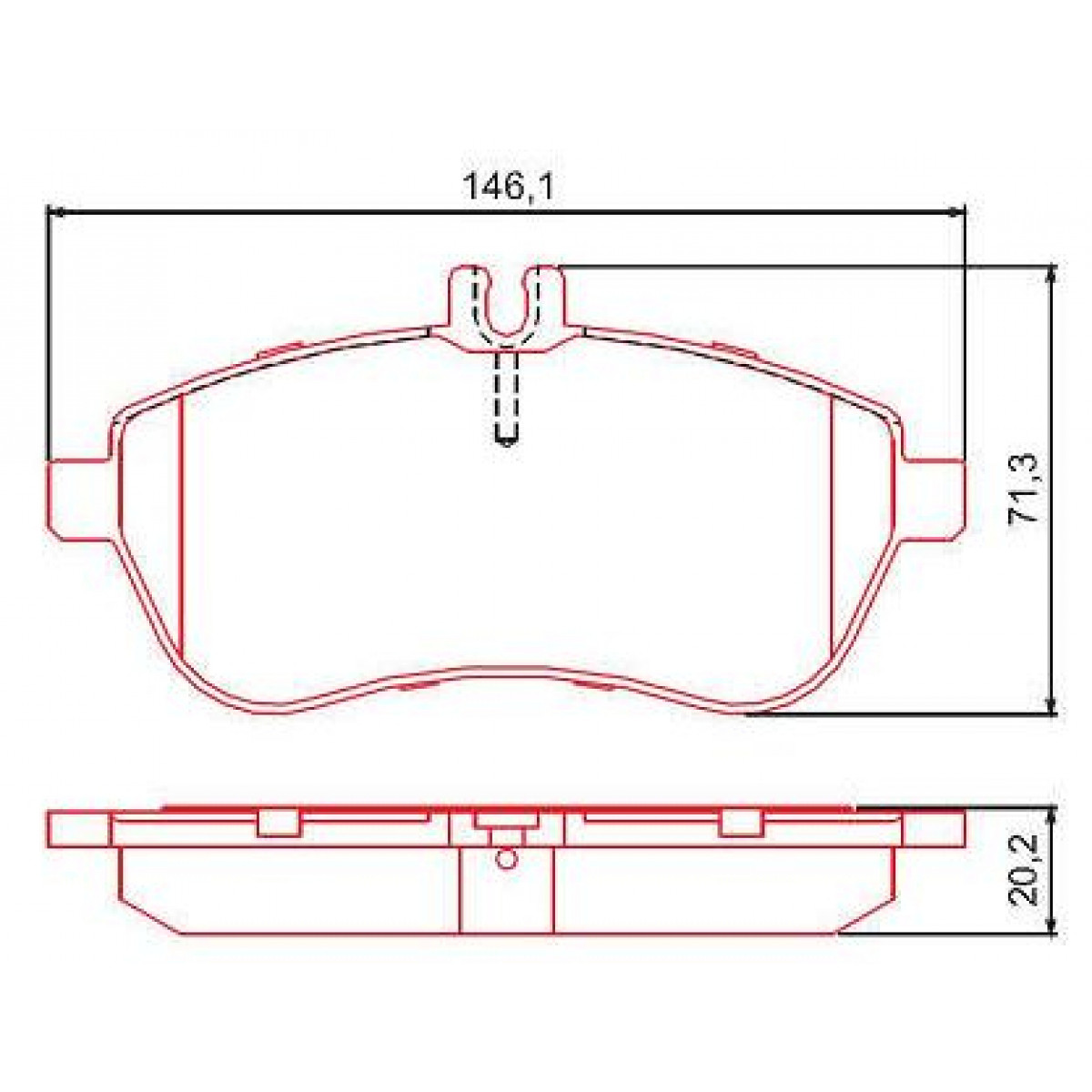 Pastilhas Freio Dianteiro Ferodo Mercedes-Benz Classe C 07/14 HQF4036AC - 2