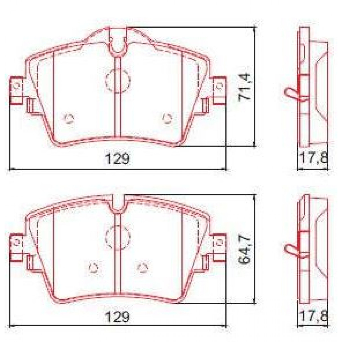 Pastilhas Freio Dianteiro Ferodo Mini Cooper S 15/18 One 15/18 HQF4137C - 2