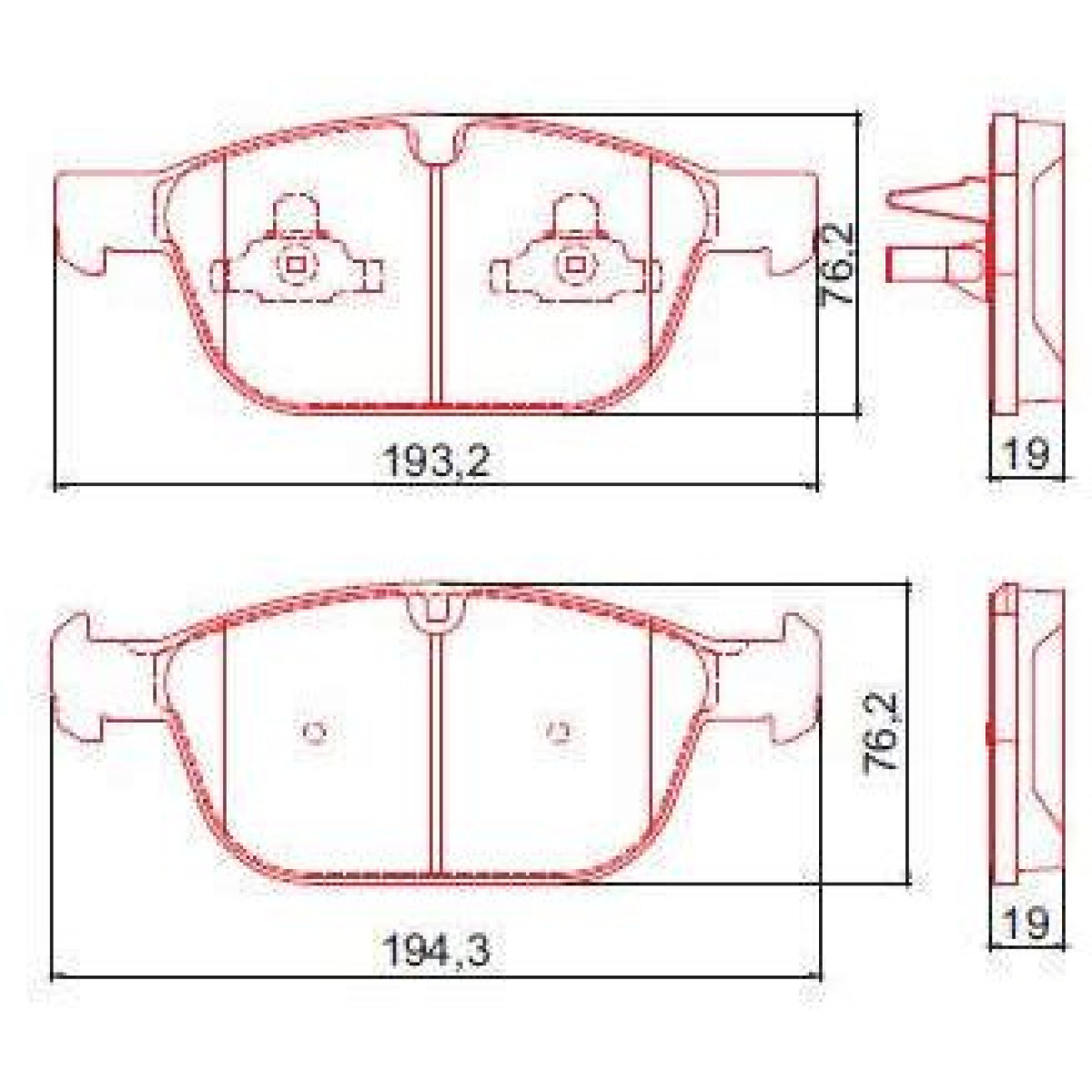 Pastilhas Freio Traseiro Ferodo Gm Astra 99/11 Omega 92/98 Zafira 01/11 HQF2040C - 3